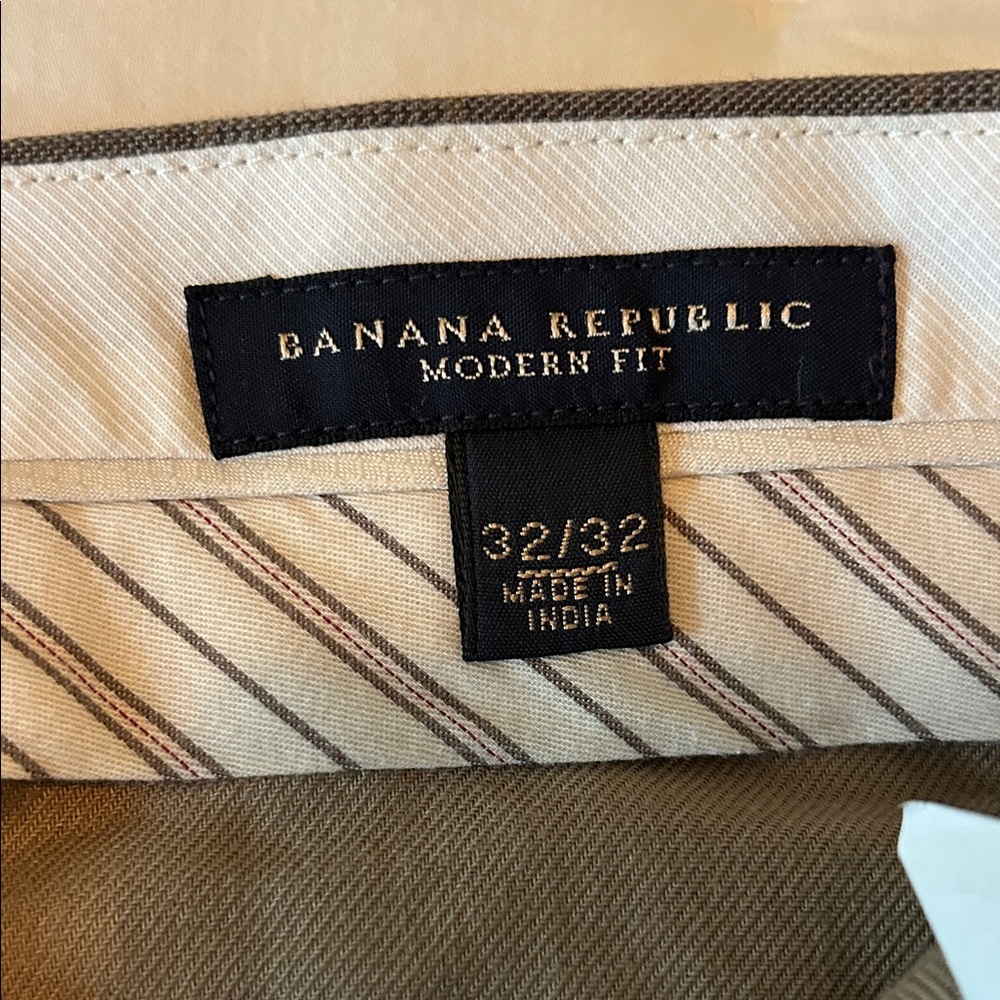 Banana Republic Modern Fit Men's Tan Dress Pants 32 x 32 - Picture 4 of 5